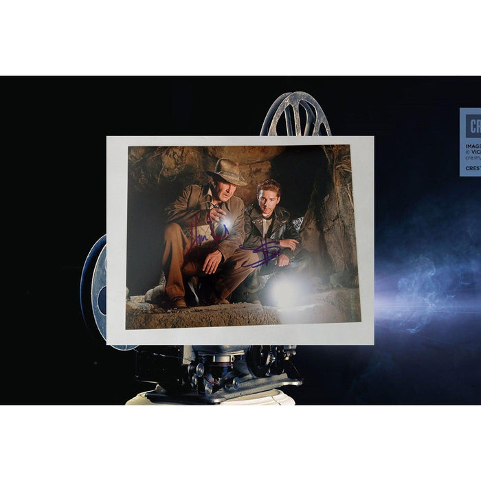Shia LaBeouf and Harrison Ford "The Kingdom Of The Crystal Skull" 8 x 10 with proof
