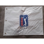 Load image into Gallery viewer, Byron Chamberlain signed golf PGA pin flag with proof
