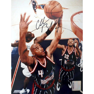 Charles Barkley Houston Rockets 8 x 10 photo signed with proof