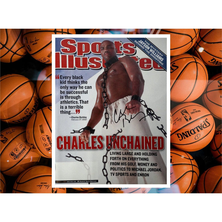 Charles Barkley complete Sports Illustrated signed