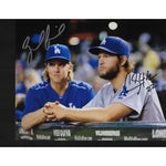 Load image into Gallery viewer, Zack Greinke and Clayton Kershaw 8 by 10 signed photo
