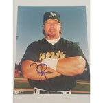 Load image into Gallery viewer, Mark McGwire Oakland A&#39;s 8 by 10 signed photo
