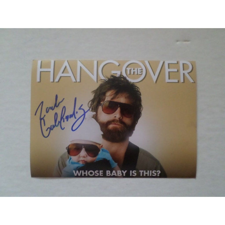 Zach Galifianakis hangover 5 x 7 signed photo - Awesome Artifacts 