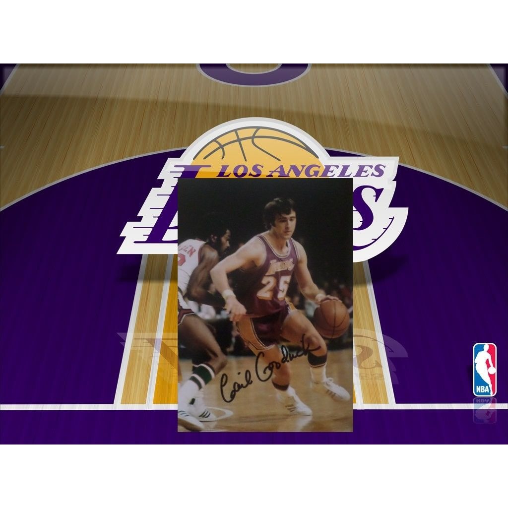 Gail Goodrich Los Angeles Lakers 5 x 7 signed photo