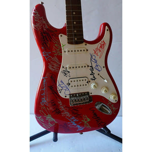Fender electric guitar Tom Petty, Paul McCartney, Eric Clapton signed with proof