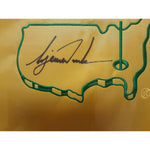 Load image into Gallery viewer, Tiger Woods 1997 Masters flag signed and framed with proof
