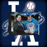 Load image into Gallery viewer, Clayton Kershaw and Fernando Valenzuela 8 by 10 signed photo
