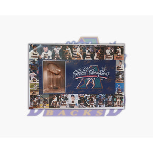 Arizona Diamondbacks 2001 World Series Champs 20x30 photo signed with proof