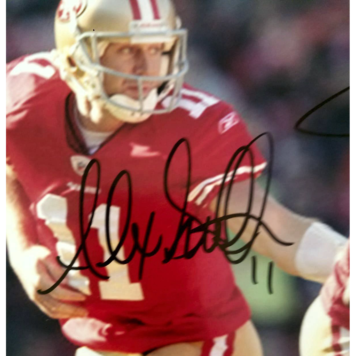 San Francisco 49ers Alex Smith and Frank Gore 8x10 photo signed