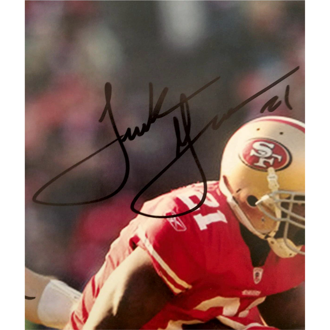 San Francisco 49ers Alex Smith and Frank Gore 8x10 photo signed