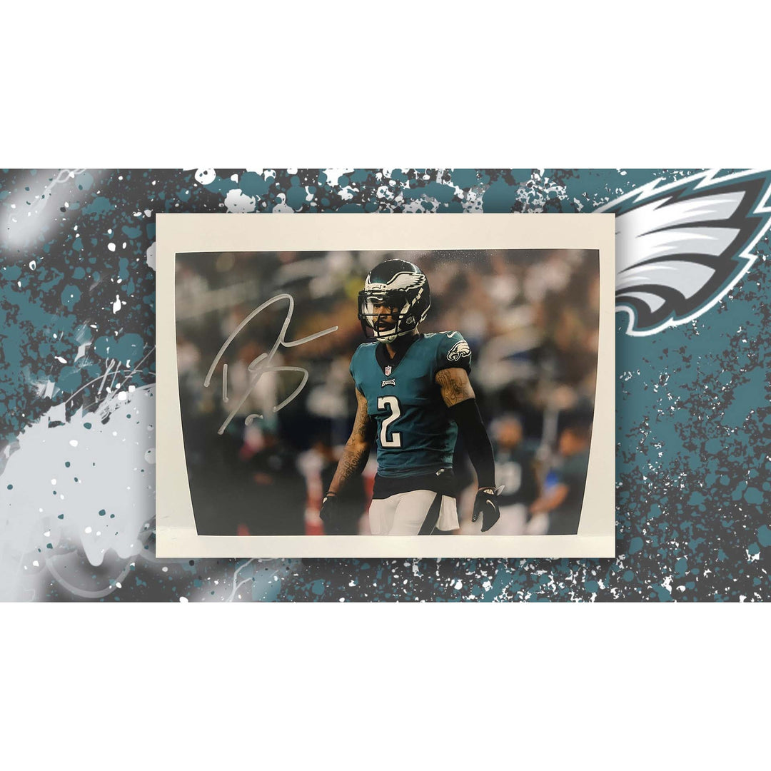 Darius Slay Philadelphia Eagles 5x7 photo signed with proof with free acrylic frame