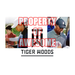 Tiger Woods 2006 PGA Championship signed 8 by 10 photo with proof