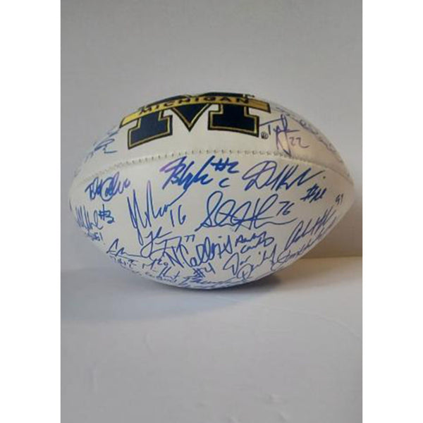 Michigan Wolverines Michigan Legends Tom Brady, Charles Woodson, Desmo –  Awesome Artifacts