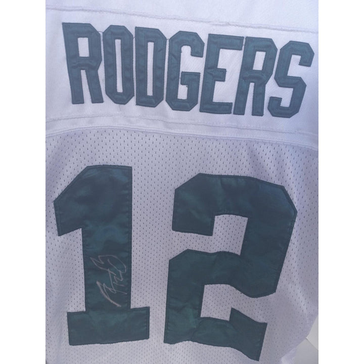 Aaron Rodgers size 48 Green Bay Packers game model jersey signed with proof