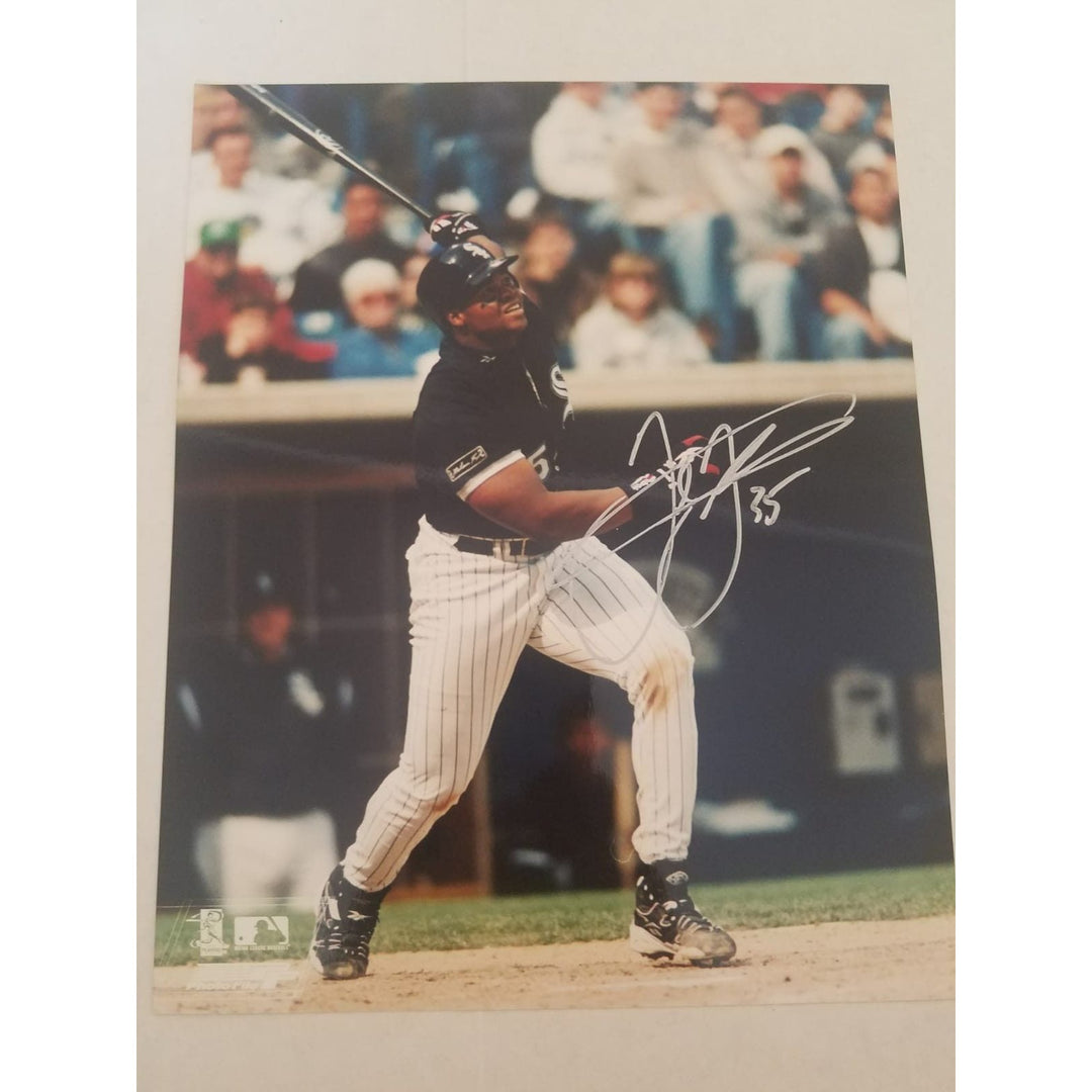 Frank Thomas Chicago White Sox 8 x10 signed photo