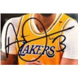 Anthony Davis Los Angeles Lakers 5 x 7 photo signed with proof
