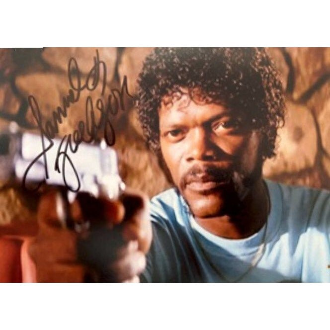 Samuel L Jackson Pulp Fiction 5 x 7 photo signed with proof