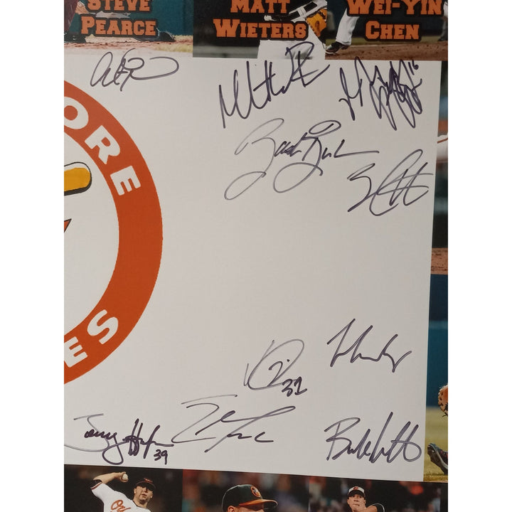 Baltimore Orioles 2014 20x30in poster signed