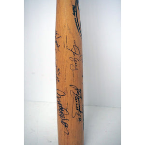Steve Garvey and team baseball bat signed with proof