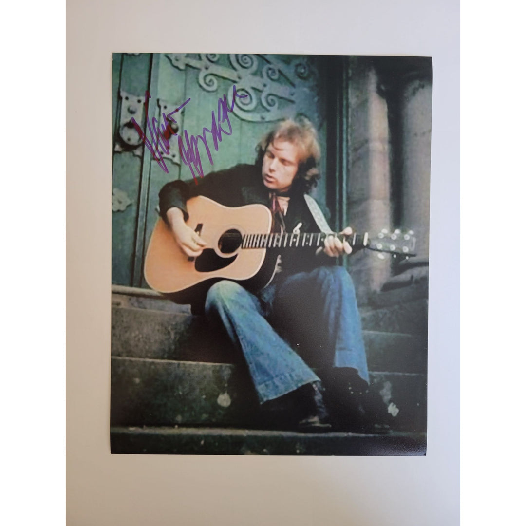 Van Morrison 8x10 photo signed with proof