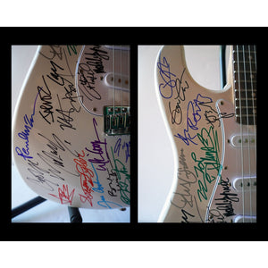 33 Legends of Rock and Roll  Eric Clapton, Paul McCartney, Brian Wilson signed guitar with proof