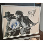 Load image into Gallery viewer, Bruce Springsteen and Clarence Clemons signed and framed with proof

