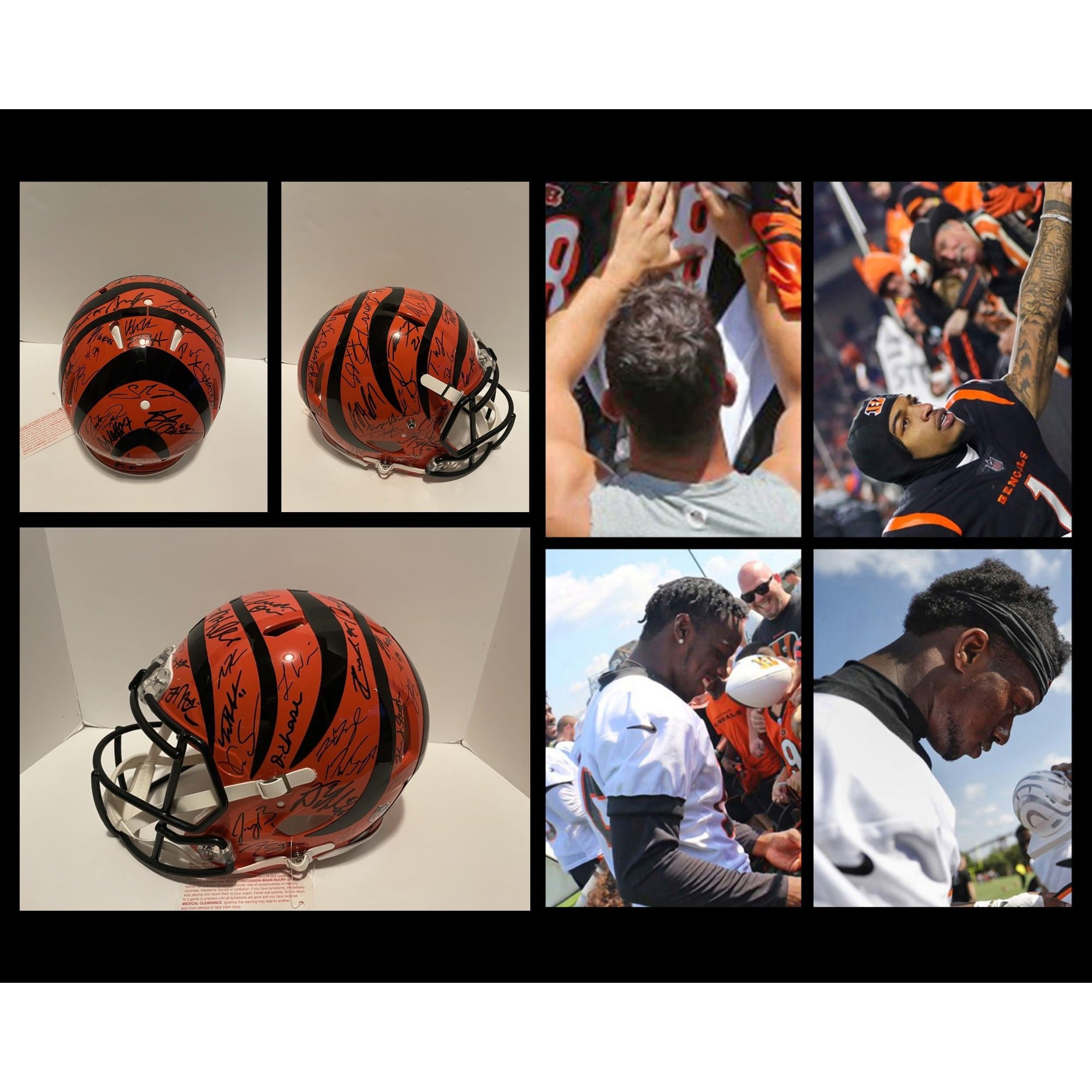 Joe Burrow Ja'Marr Chase Cincinnati Bengals 2022-23 Speed pro model he –  Awesome Artifacts