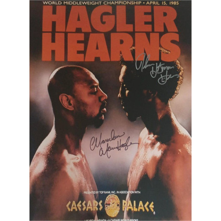 Mike Tyson Evander Holyfield 16 x 20 photo signed with proof - Awesome Artifacts 