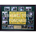 Load image into Gallery viewer, Jack Nicklaus Phil Mickelson Arnold Palmer Tiger Woods Open Champion Signed flag with proof
