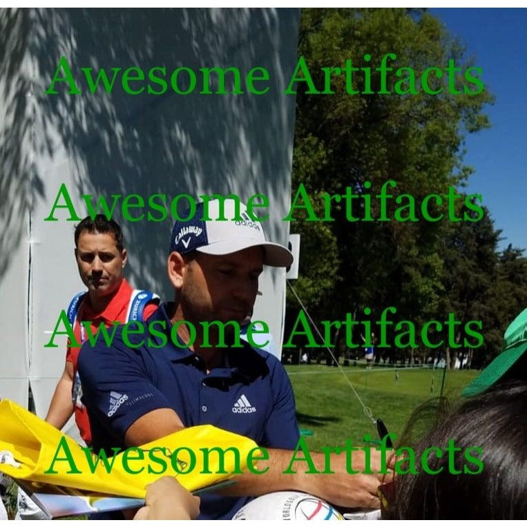 Sergio Garcia Masters champion signed 8 by 10 photo - Awesome Artifacts 