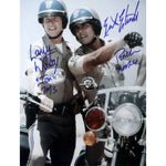 Load image into Gallery viewer, Erik Estrada Poncharello Chips and Larry Wilcox  8 x 10 photo signed
