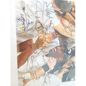 Kobe Bryant, Pau Gasol, Los Angeles Lakers 11 x 14 World Champs team signed photo signed with proof