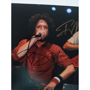 Tom Morello and Zack Dela Rocha 8 x 10 signed photo with proof