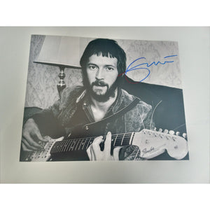 Eric Clapton 8 by 10 signed photo with proof