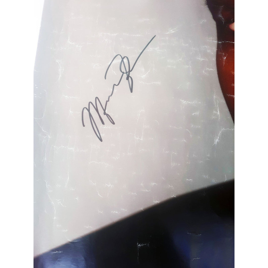 Michael Jordan signed poster with proof - Awesome Artifacts 