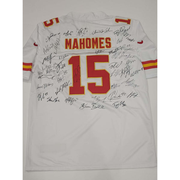 Patrick Mahomes KC Chiefs Autographed Red Nike Elite Jersey
