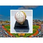 Load image into Gallery viewer, 2018 Boston Red Sox World Series ball signed by Mookie Betts and j.d. Martinez with free case
