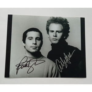 Paul Simon and Art Garfunkel 8 x 10 signed photo with proof