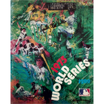 Load image into Gallery viewer, Cincinnati Reds Sparky Anderson 1975 World Series program signed
