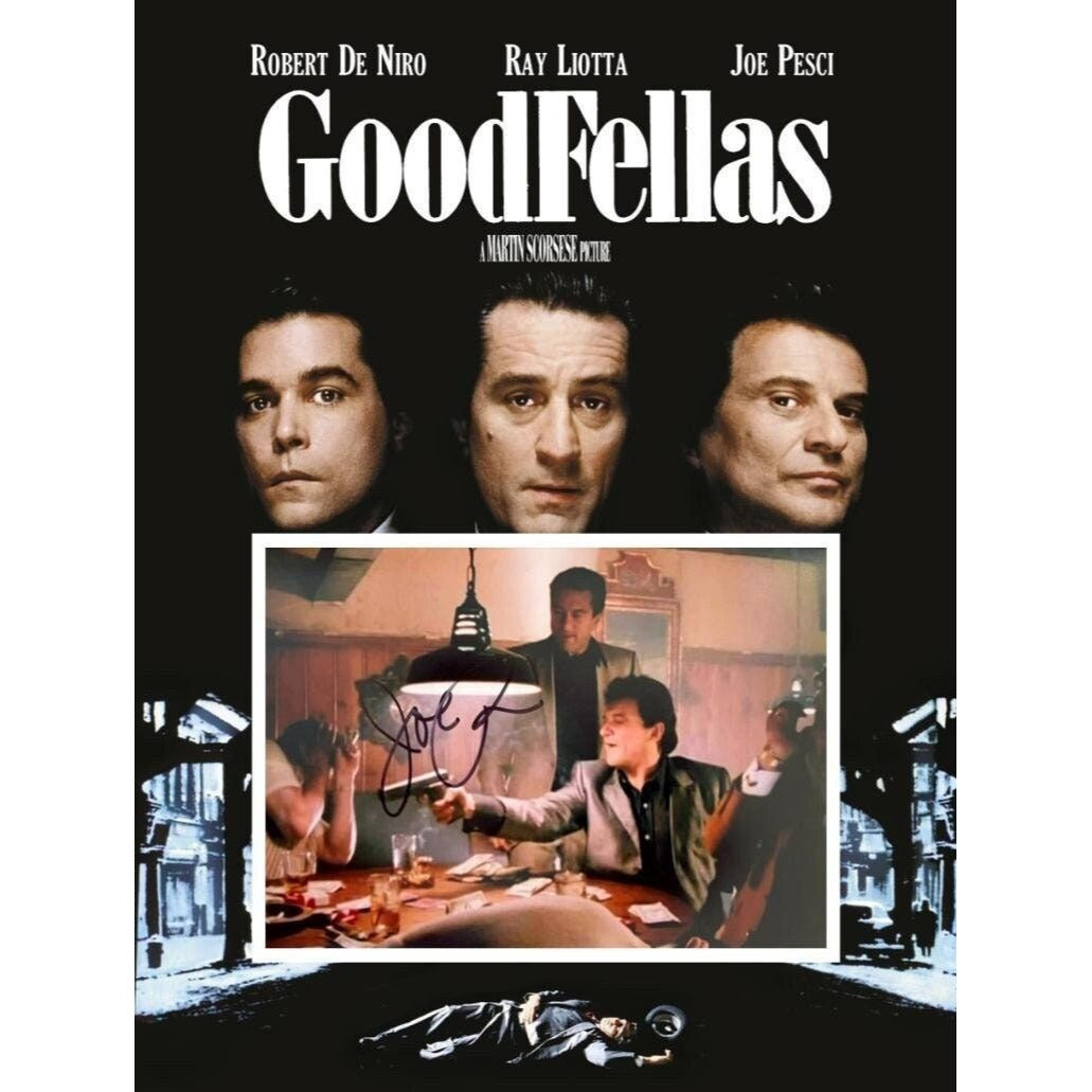 Joe Pesci Tommy DeVito Goodfellas 5 x 7 photo signed with proof