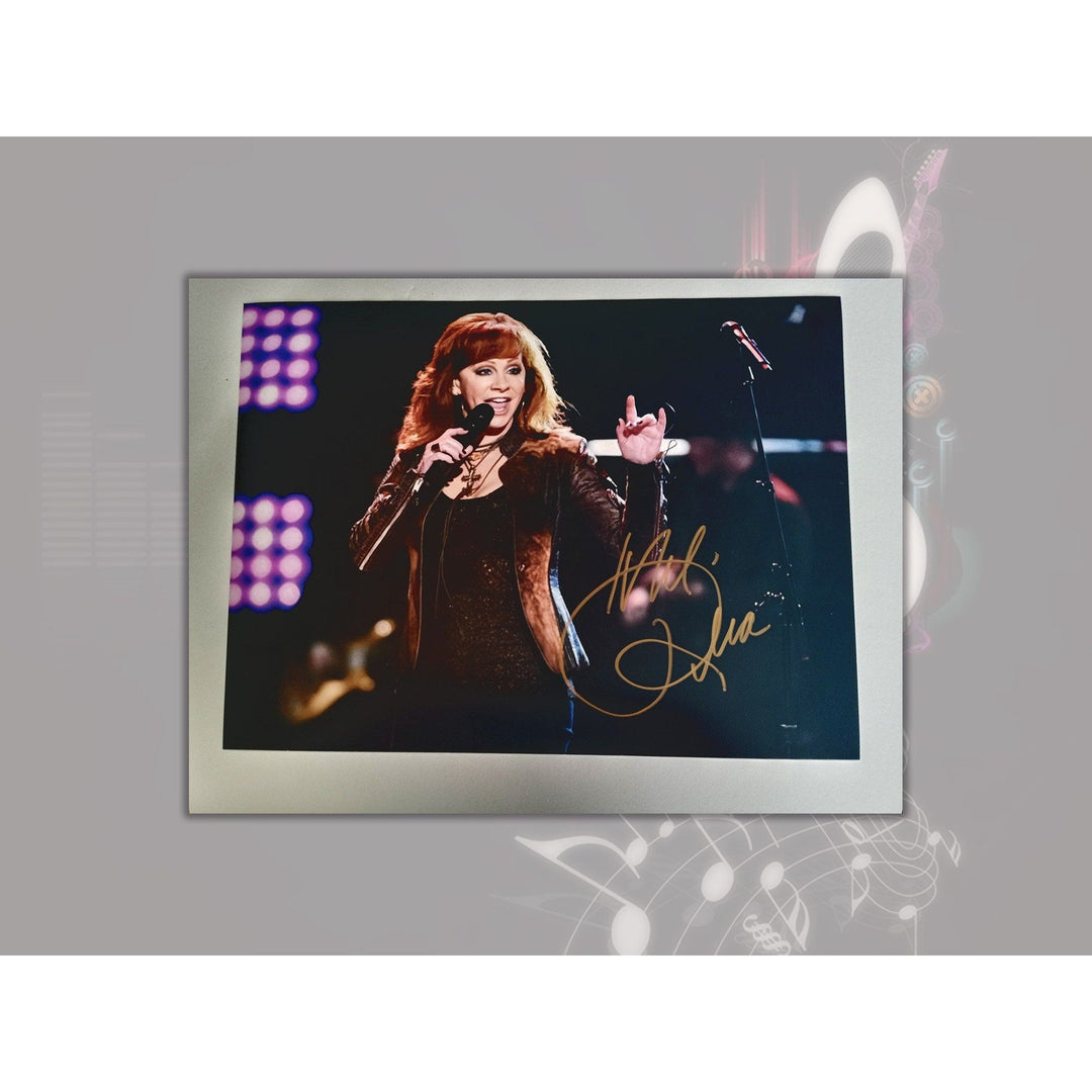 Reba McEntire 8 by 10 signed photo with proof - Awesome Artifacts 