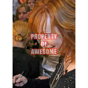Reba McEntire 8 by 10 signed photo with proof