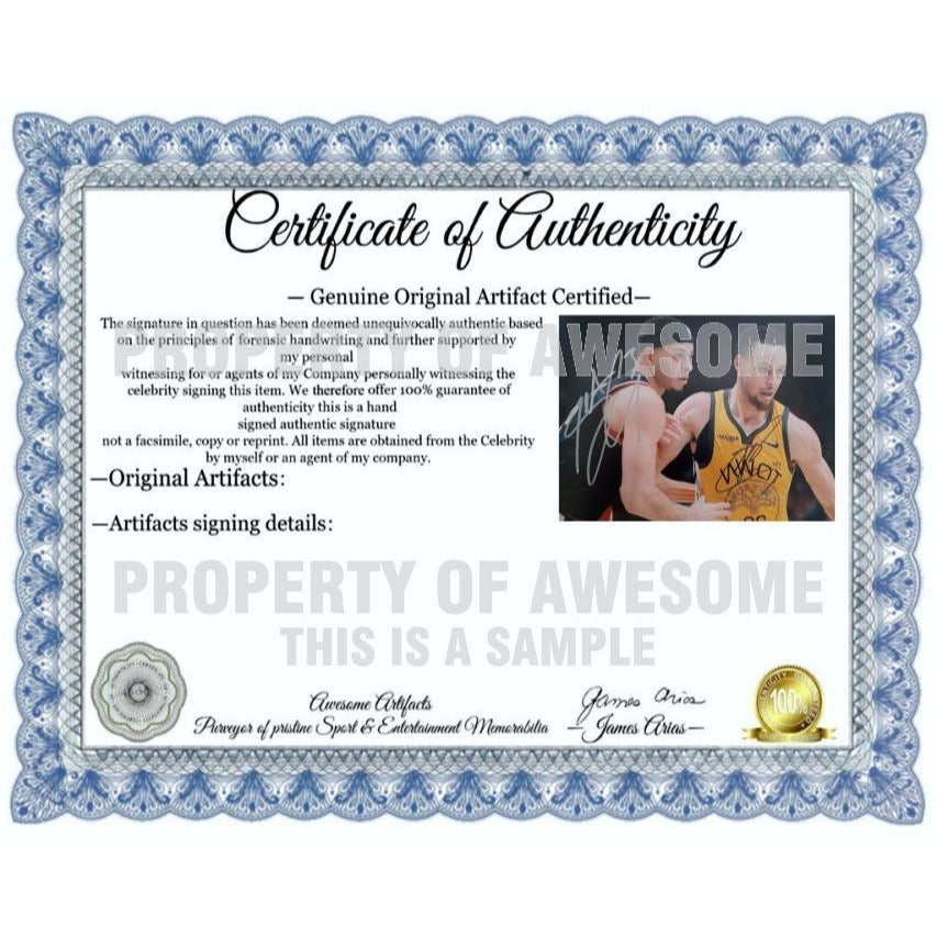 Seth and Stephen Curry 8 x 10 signed photo - Awesome Artifacts 