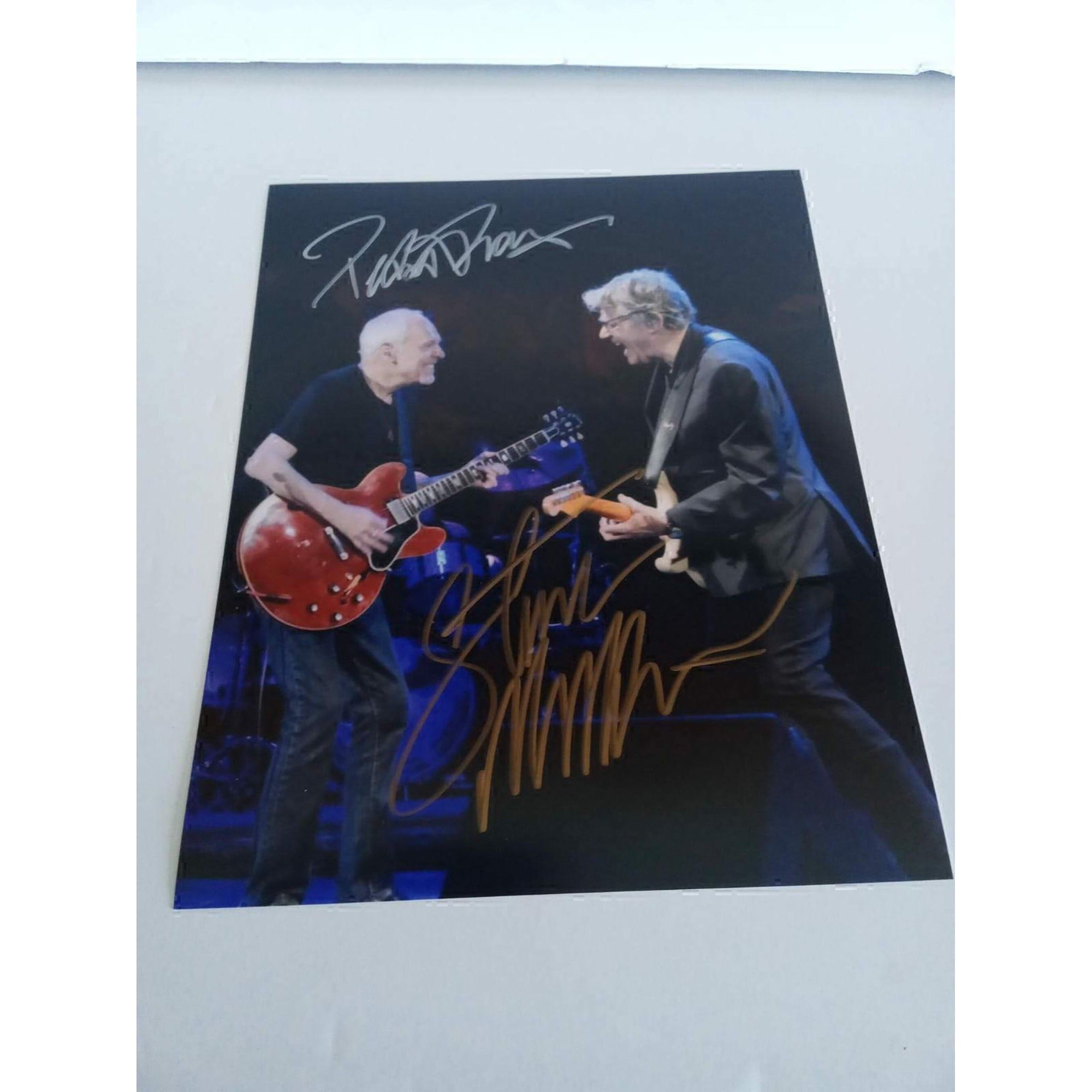 Peter Frampton and Steve Miller 8 x 10 photo with proof - Awesome Artifacts 