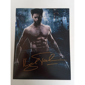 Hugh Jackman Wolverine 8 by 10 signed photo with proof