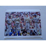 Load image into Gallery viewer, Mark McGwire Ken Griffey jr. Jose Canseco Cecil Fielder 8 by 10 signed photo
