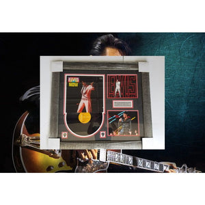 Elvis Presley 32 x 29 'Elvis Now" framed LP signed