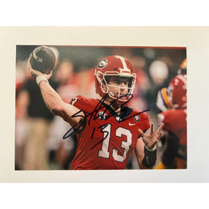Stetson Bennett Georgia Bulldogs 5x7 photo signed with proof