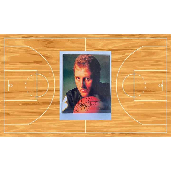 Larry Bird Boston Celtics 8 x 10 signed photo with proof - Awesome Artifacts 