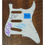 Load image into Gallery viewer, Andy and Barry Gibb the Bee Gees electric guitar pickguard signed with proof
